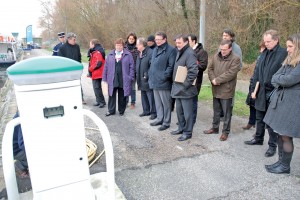 Une déchetterie ainsi que des bornes de distribution d’eau et d’électricité ont été inaugurées.