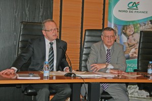 Bernard Pacory, président, et Jacques Durand, directeur général par intérim.