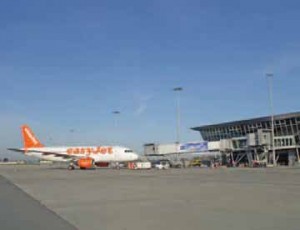 Premier atterrissage à Lille pour le vol easyJet en provenance de Toulouse, le 26 mars dernier.