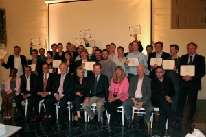 La remise des diplômes aux stagiaires de la promotion 2012.