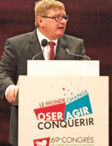 “Nous n’avons pas attendu qu’on vienne nous chercher pour avancer !” Joseph Zorgniotti, président du Conseil supérieur de l’ordre des experts-comptables. 