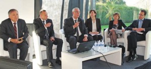 De gauche à droite, Denis Lesprit, Patrick Marissiaux, Régis Gourlet, Charlotte Querret, Valérie Schatteman et Christophe Vautrin.