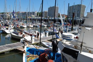 Le port de plaisance de Boulogne-sur-Mer.