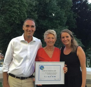 Palmes Numériques à Aix-les-Bains. De g. à dr. : Laurent Sauval, Sylvie Logié et Claire Cocatrix (Amalgame).