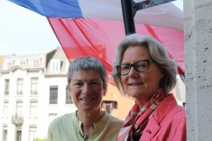 Dominique Boudin, responsable innovation et économie numérique à la CCI Grand-Lille, et Renée Ingelaere, membre du Conseil économique et social environnemental.