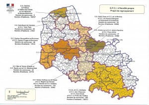 Projet de regroupement dans le département du Pas-de-Calais.