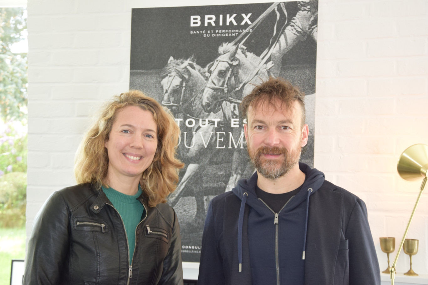 Marie-Camille Myin et Erick Boitel, co-fondateurs de Brikx Consulting.