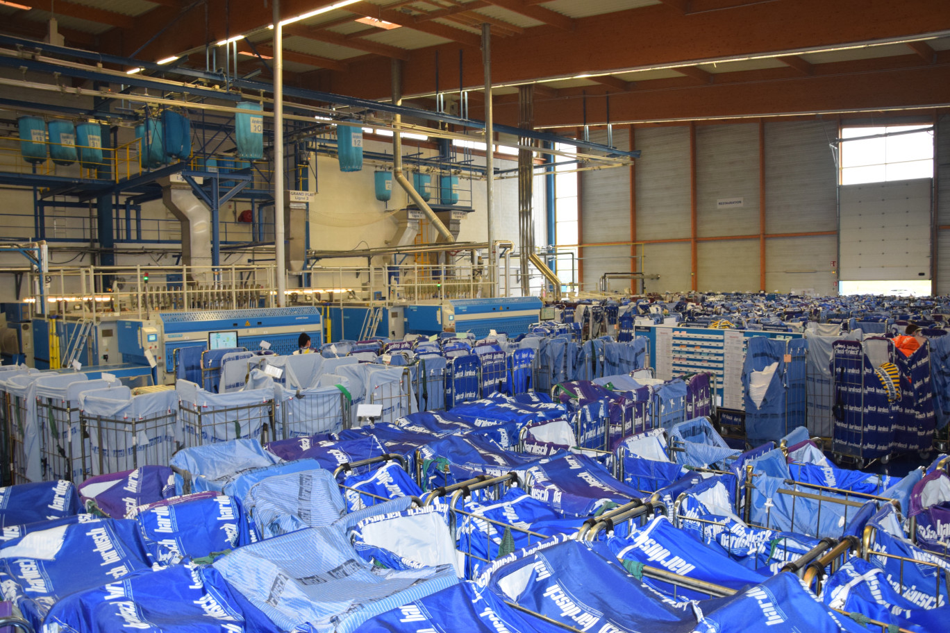 La blanchisserie Bardusch de Cambrai, l’un des quatre sites en France du groupe allemand, emploie 230 salariés. 