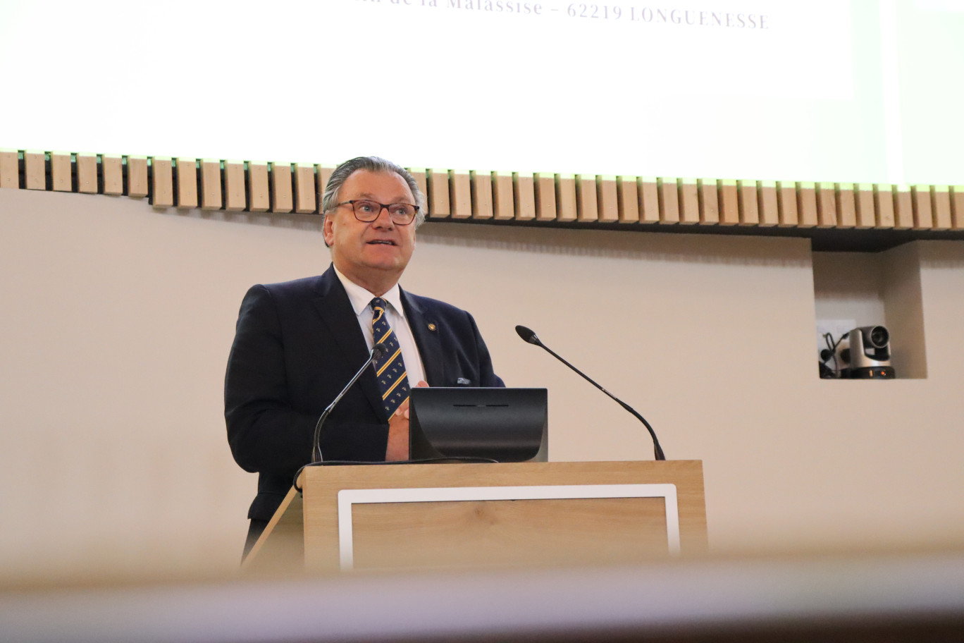 François Motte, président de l’agence d’attractivité économique. © E.Chombart