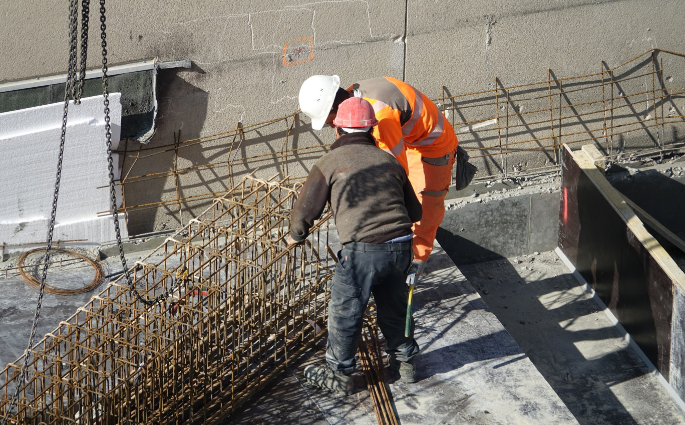 Le secteur de la construction est particulièrement concerné par ce ralentissement. ©Cyril PAPOT