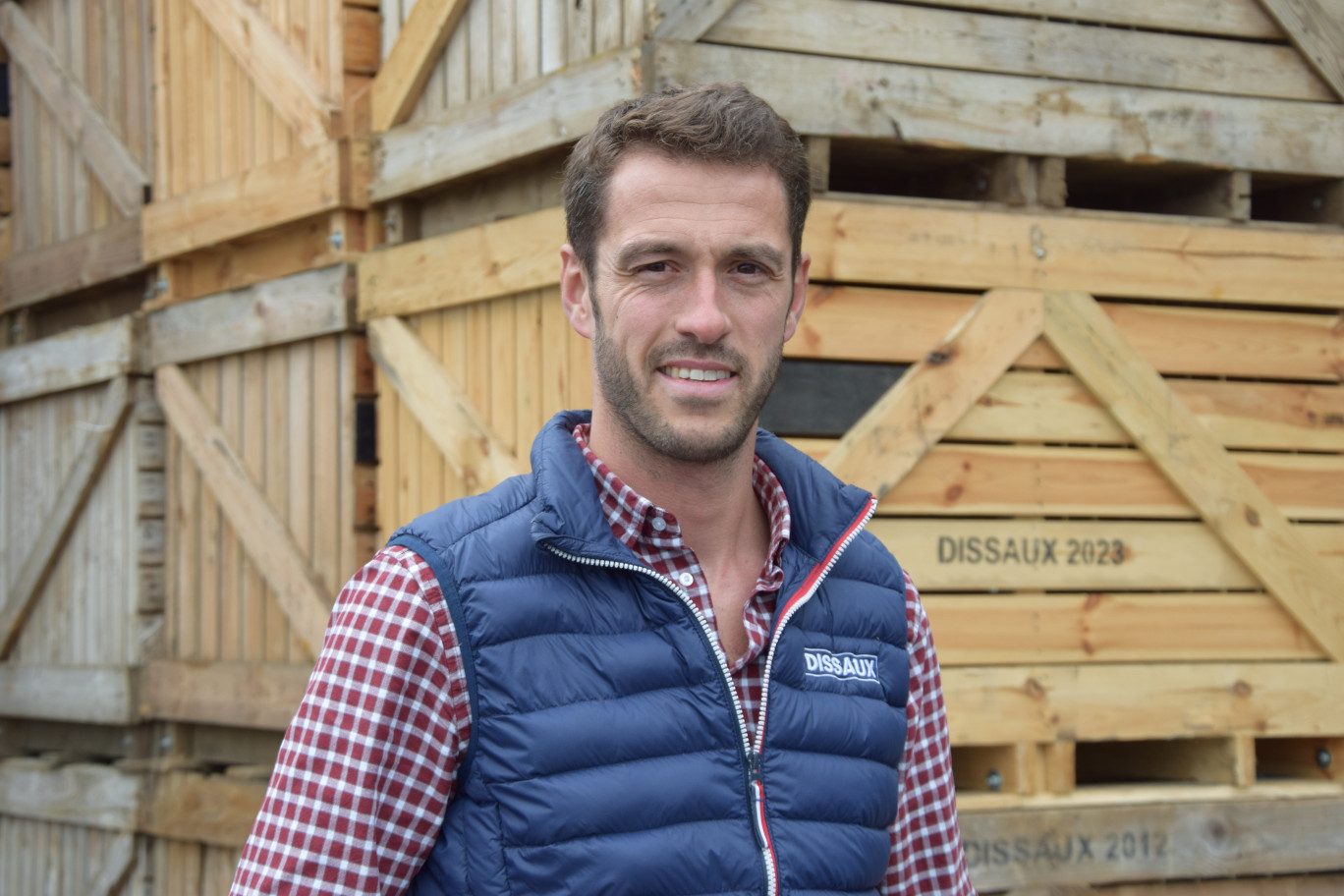 Maxime Dessein, directeur, Dissaux, spécialisée dans le conditionnement de pommes de terre. 