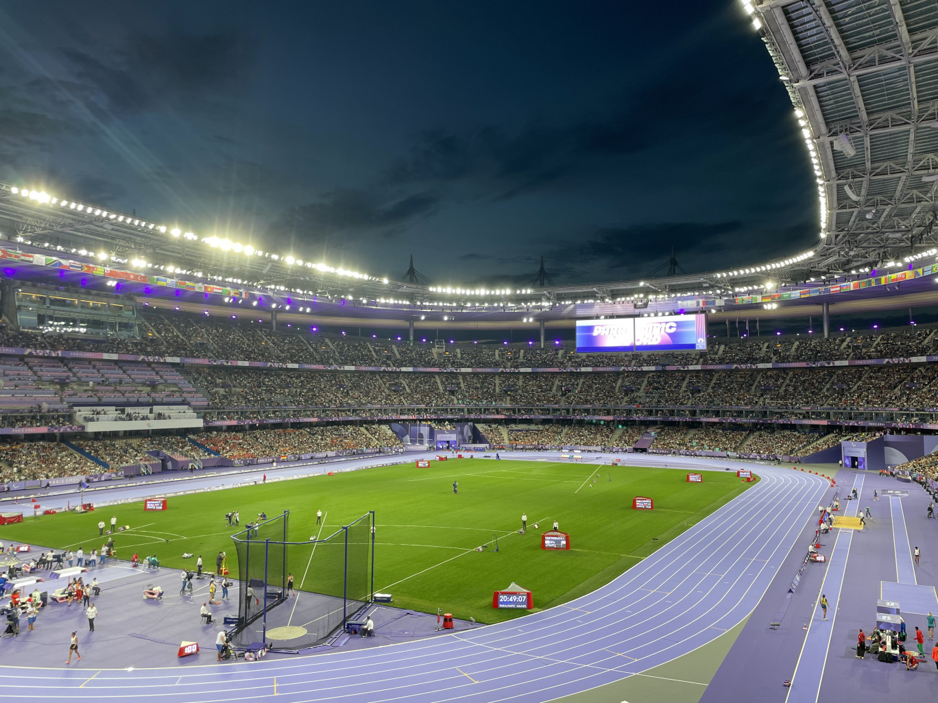 Les épreuves de para-athlétisme au Stade de France, le 6 septembre. ©Olivier RAZEMON