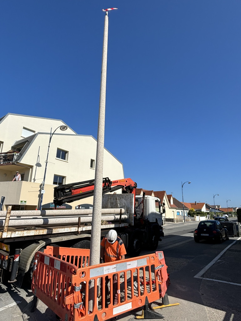 Les travaux ont commencé en juin sur l'esplanade Saint-Cécile. © Citeos