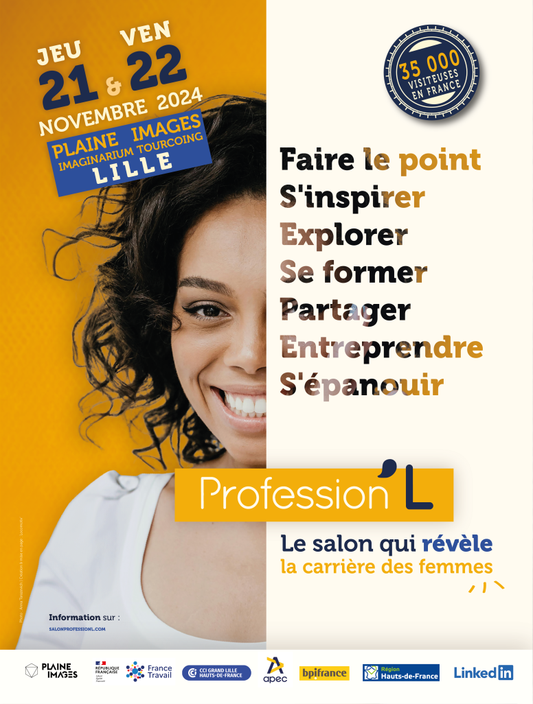 Profession'L, le salon dédié à l'évolution professionnelle des femmes, de retour à Tourcoing les 21 et 22 novembre