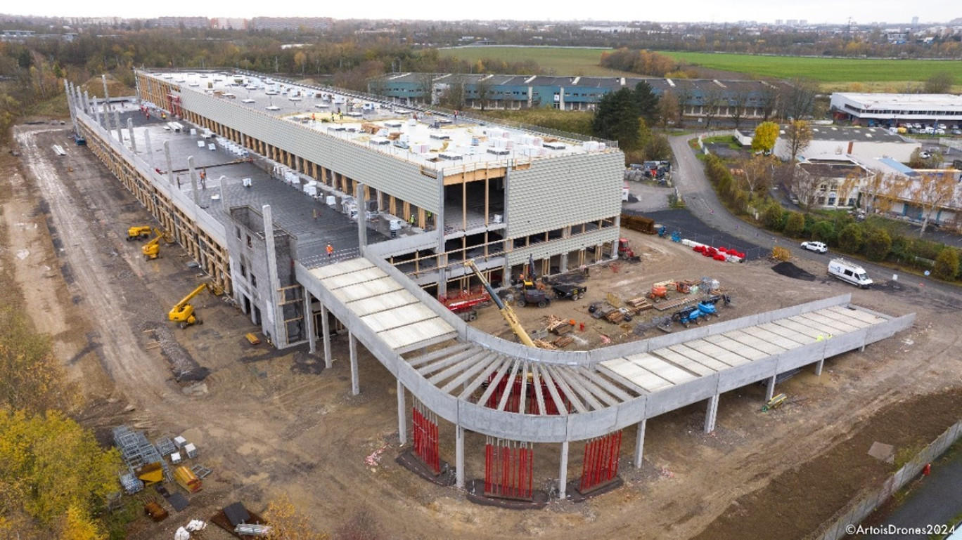 Vue du chantier – novembre 2024 © Artois Drone