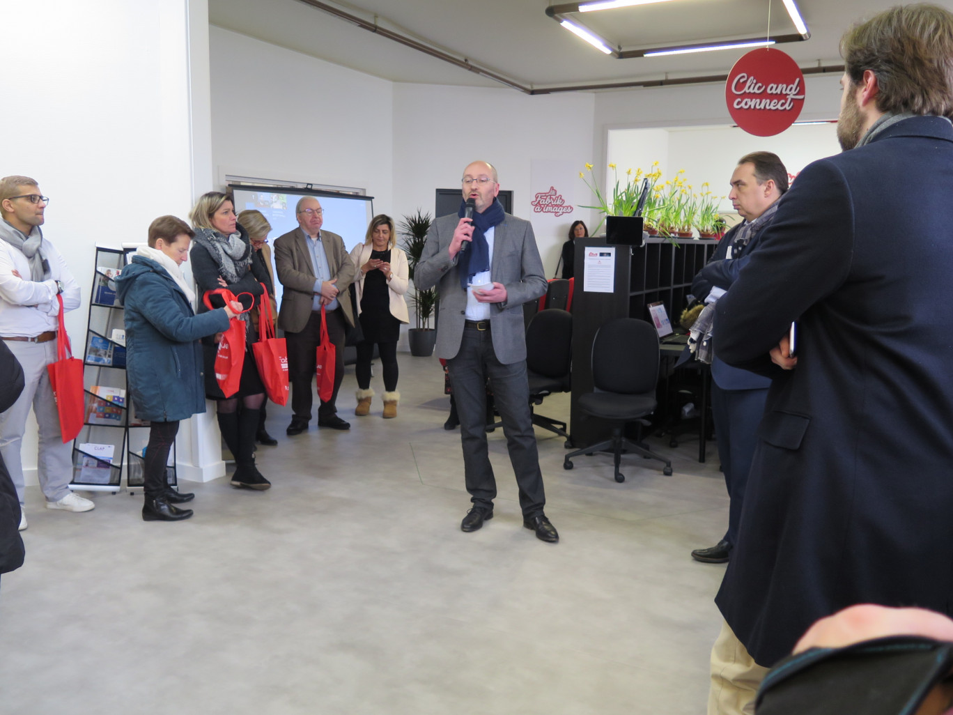 Marc Detournay, directeur de la MIE: « On met tout le monde
ensemble dans le même espace et on harmonise ». © Benoît Dequevauviller, Aletheia Press